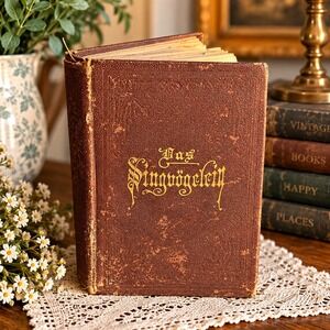 Antique 1896 German Bible Das Neue Testament Hardcover  Gothic script